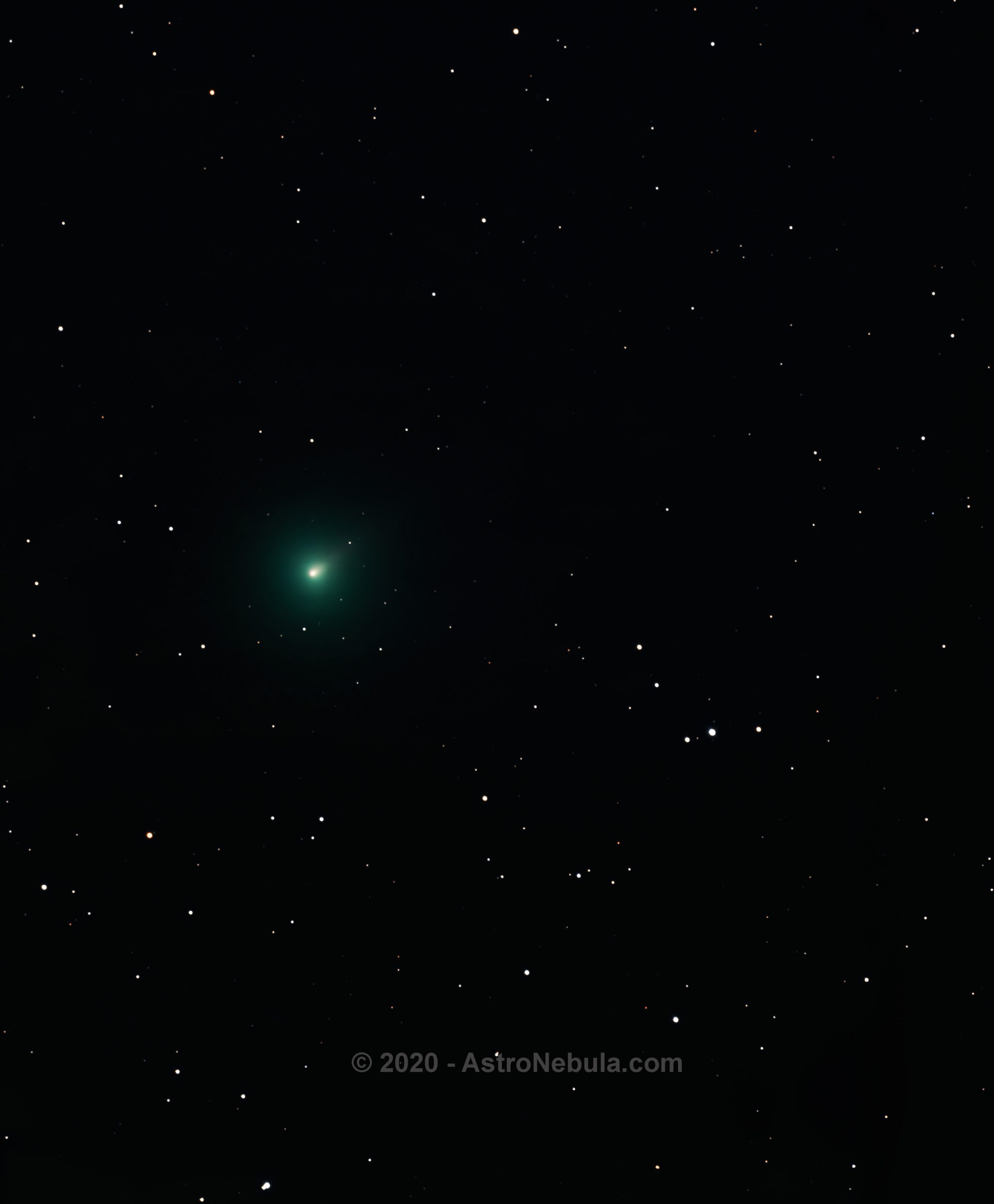 Comet Atlas C/2019-Y4 Imaged on March 25th 2020 by Astronebula.com