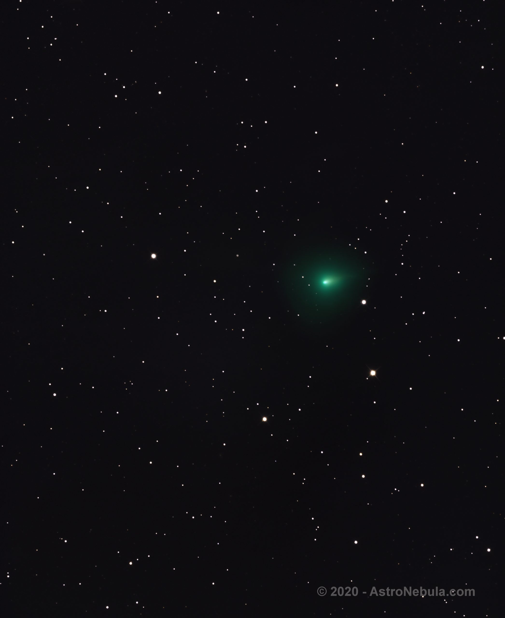 Comet Atlas C 2019 Y4 Shows It's Comet Tail